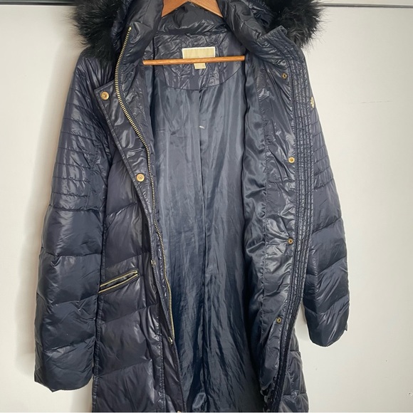 Michael Kors navy blue puffer jacket size Medium - Picture 14 of 14